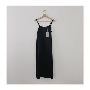 NWT everlane the satin square neck slip dress